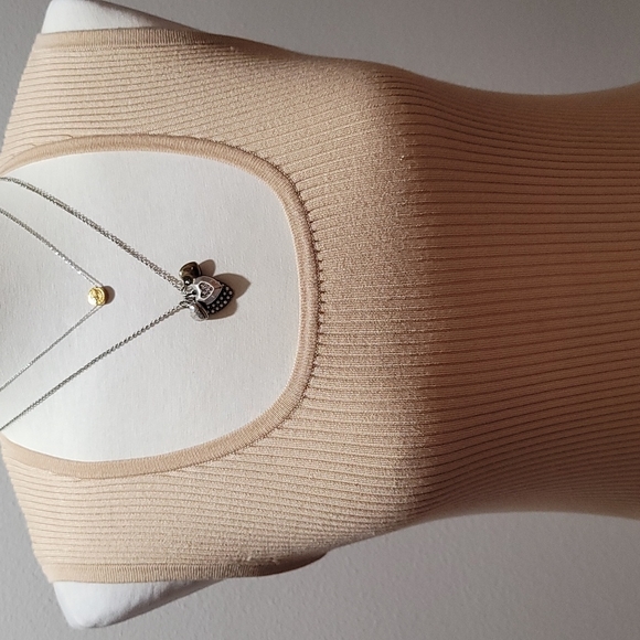 Vintage Brown Large Scoop Neck Sweater Vest Classic Casual Minimalist Streetwear - Picture 4 of 12